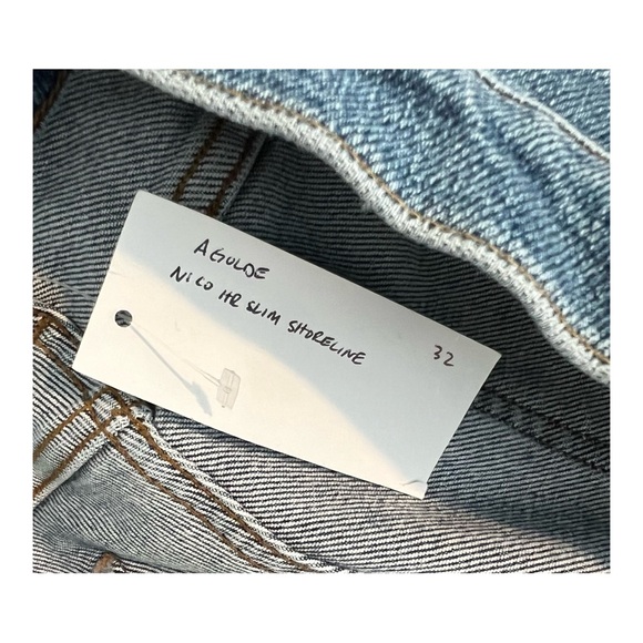 AGOLDE Nico High Rise Slim Fit in Shoreline - Picture 5 of 10